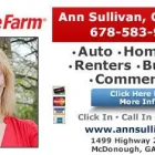 Business 1 image ANN SULLIVAN - STATE FARM INSURANCE AGENT in Mcdonough GA