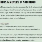 Business 6 image BARTLE BROTHERS MOVING Relocation Services in San Diego CA