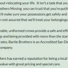 Business 8 image BARTLE BROTHERS MOVING Relocation Services in San Diego CA