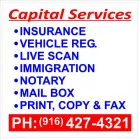 Business 2 image CAPITAL SERVICES Vehicle Registration Renewal in Sacramento CA