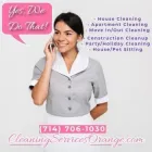Business 1 image CLEANING SERVICES ORANGE CO - MAIDS, HOUSE KEEPING & OFFICE CLEANING in Orange CA