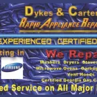Business 48 image DYKES AND CARTER RAPID APPLIANCE REPAIR LLC in Phenix City AL