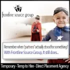 Business 5 image FRONTLINE SOURCE GROUP Employment Agencies in Scottsdale AZ