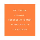 Business 37 image LAW OFFICES OF RANDOLPH RICE in Baltimore MD
