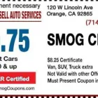 Business 1 image LINCOLN GLASSELL AUTO SERVICE Vehicle Inspection in Orange CA