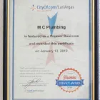 Business 14 image MC PLUMBING LLC Plumbing & HVAC Equipment & Supplies in Las Vegas NV