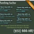 Business 1 image PLUMBING SACHSE Plumbing in Sachse TX