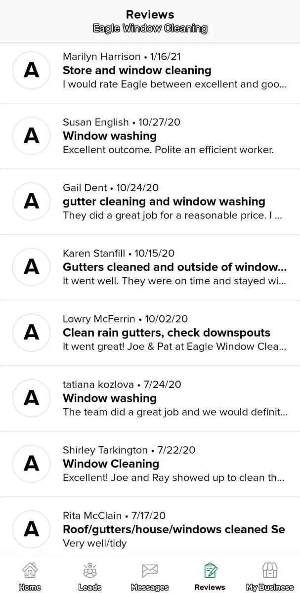 Business 59 image EAGLE WINDOW CLEANING