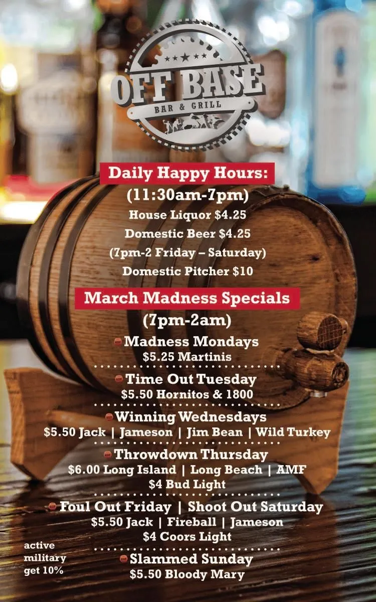 Business 5 image OFF BASE BAR & GRILL