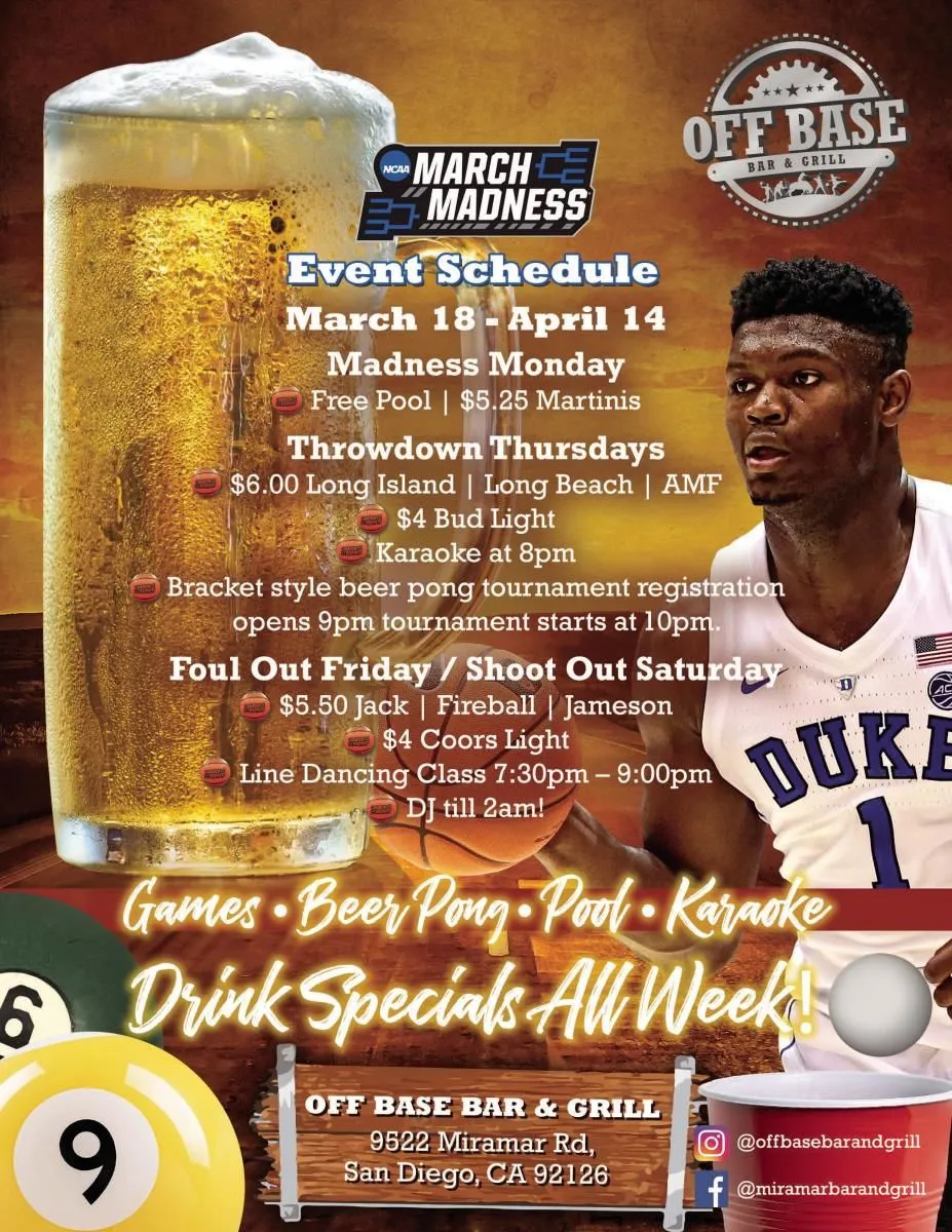 Business 3 image OFF BASE BAR & GRILL