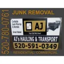 AJ'S HAULING & TRANSPORT LLC Waste Management in Tucson AZ